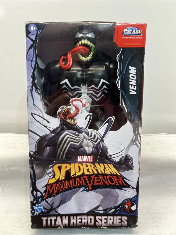Venom 12" Action Figure Maximum Venom Blast Gear Titan Hero Series Marvel New